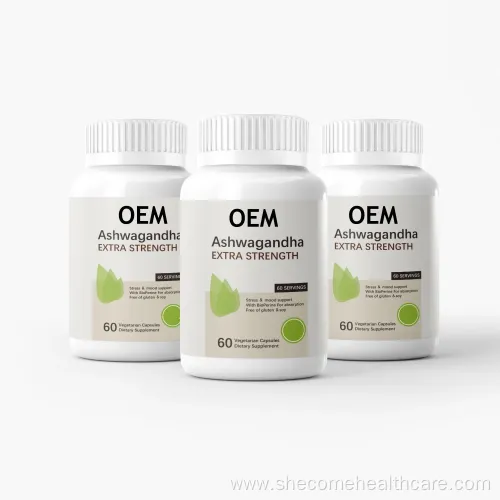 OEM Customized Private Label Ashwagandha Capsule for Stress & Mood Support